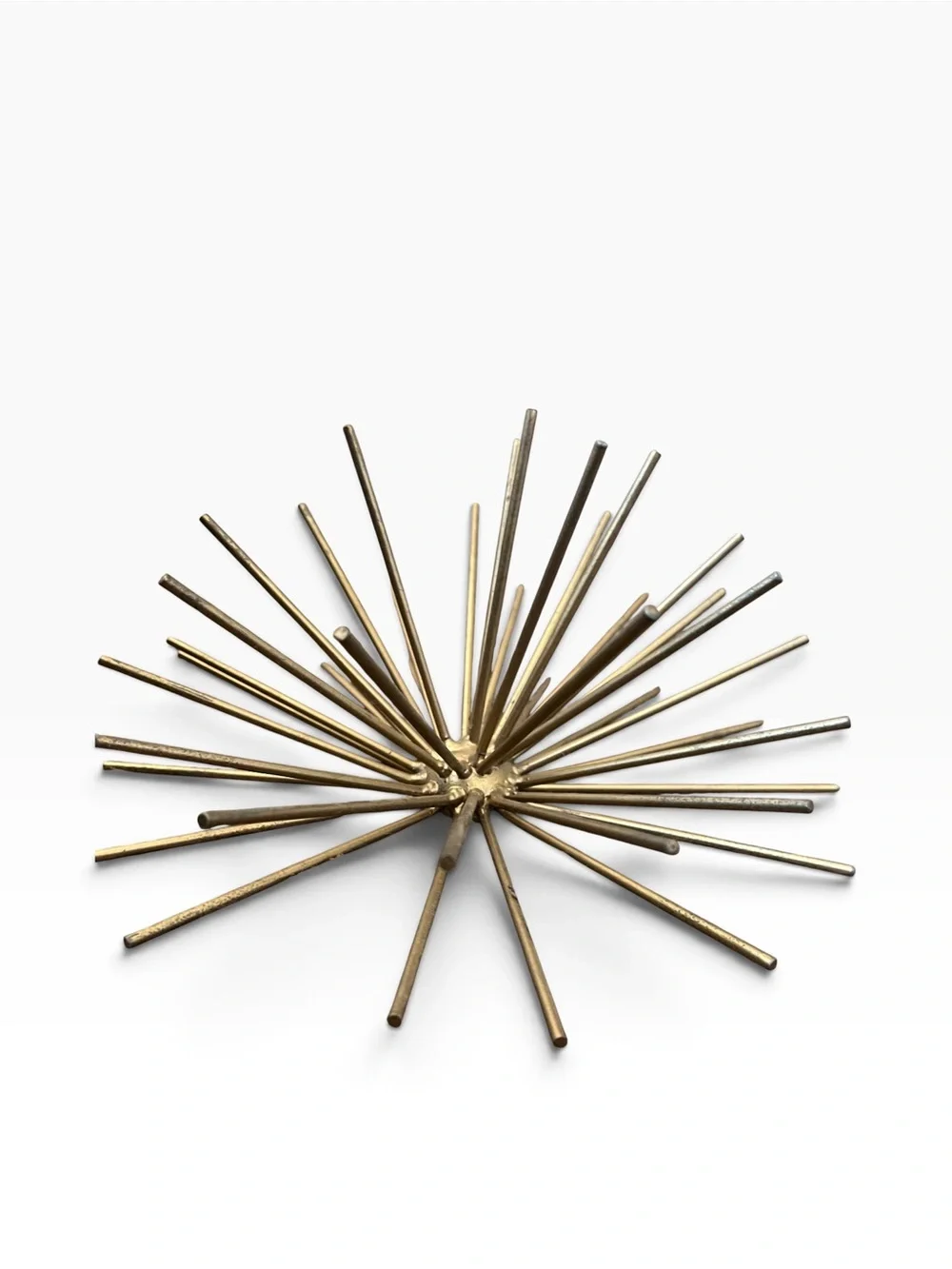 2 Atomic MCM Style Hanging Metal Sputnik Spikes Starburst Wall Art Orb 8